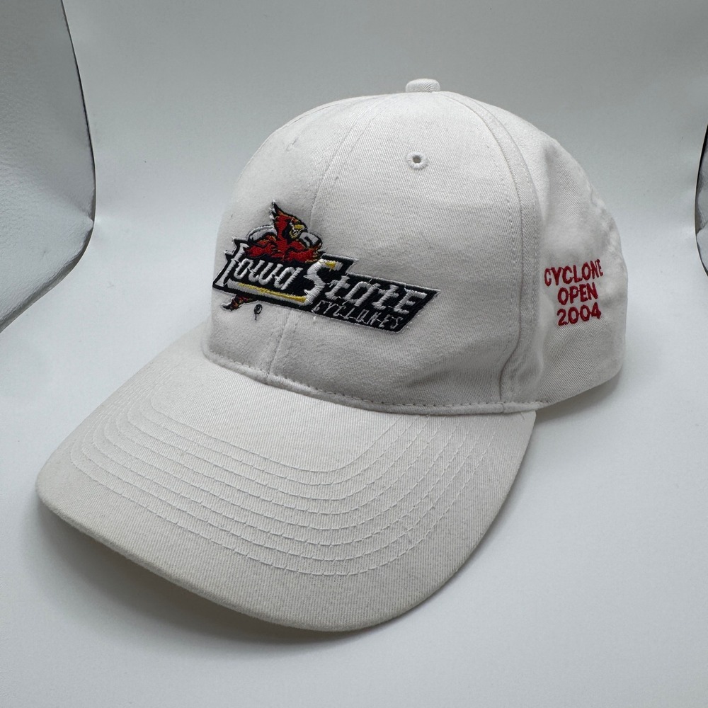 Iowa State Cyclones Hat Cyclone Open 2004 Golf Cap Mens OSFM White OTTO